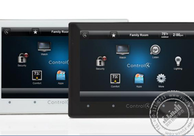 Control4智能家居系统推出全新款触控屏，让智慧生活更简单