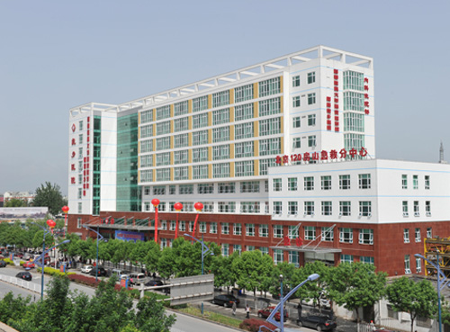 北京良乡医院医院门安装效果图