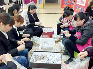 零陵店开展打扣比赛