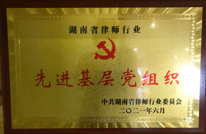 2021年省律师行业先进基层党组织