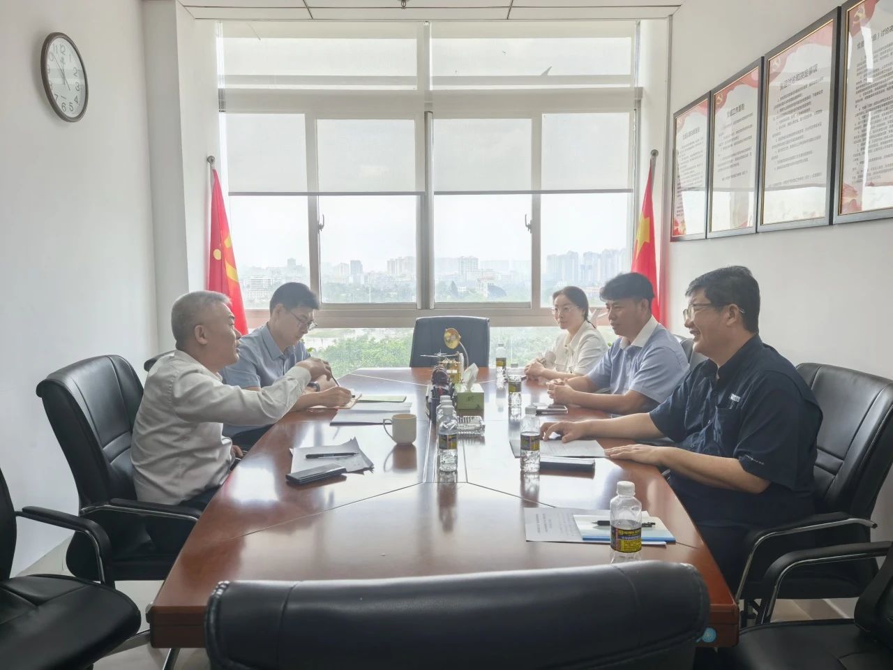 邓立松会见德国狼牌中国区负责人田伟
