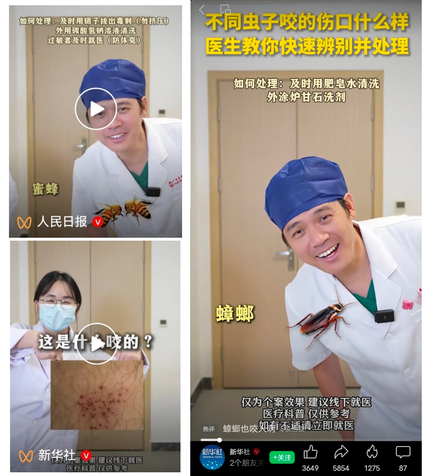 麦向健康科普视频获人民日报、新华社转发，创下内容传播里程碑