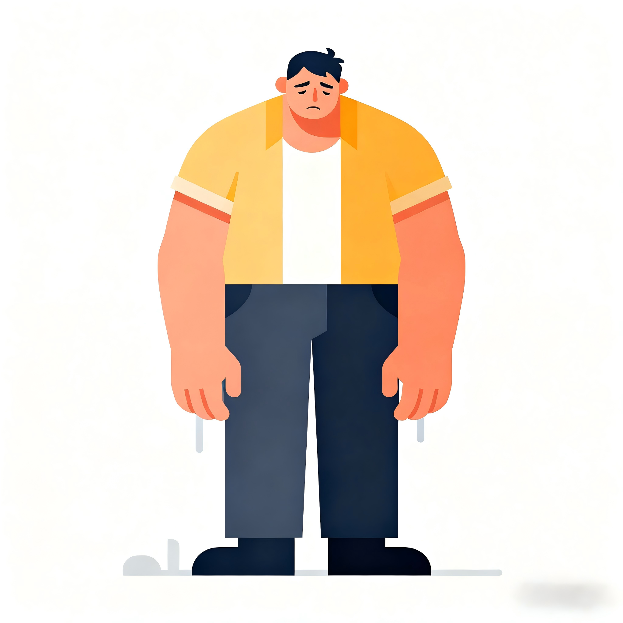 身强力壮，同时精神萎靡？原因不敢说。。。