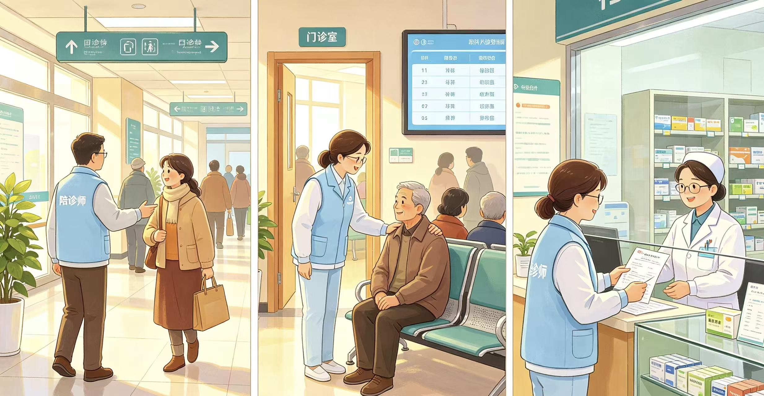 陪诊师的斜杠人生：不止跑腿，更是普通人的医疗摆渡人