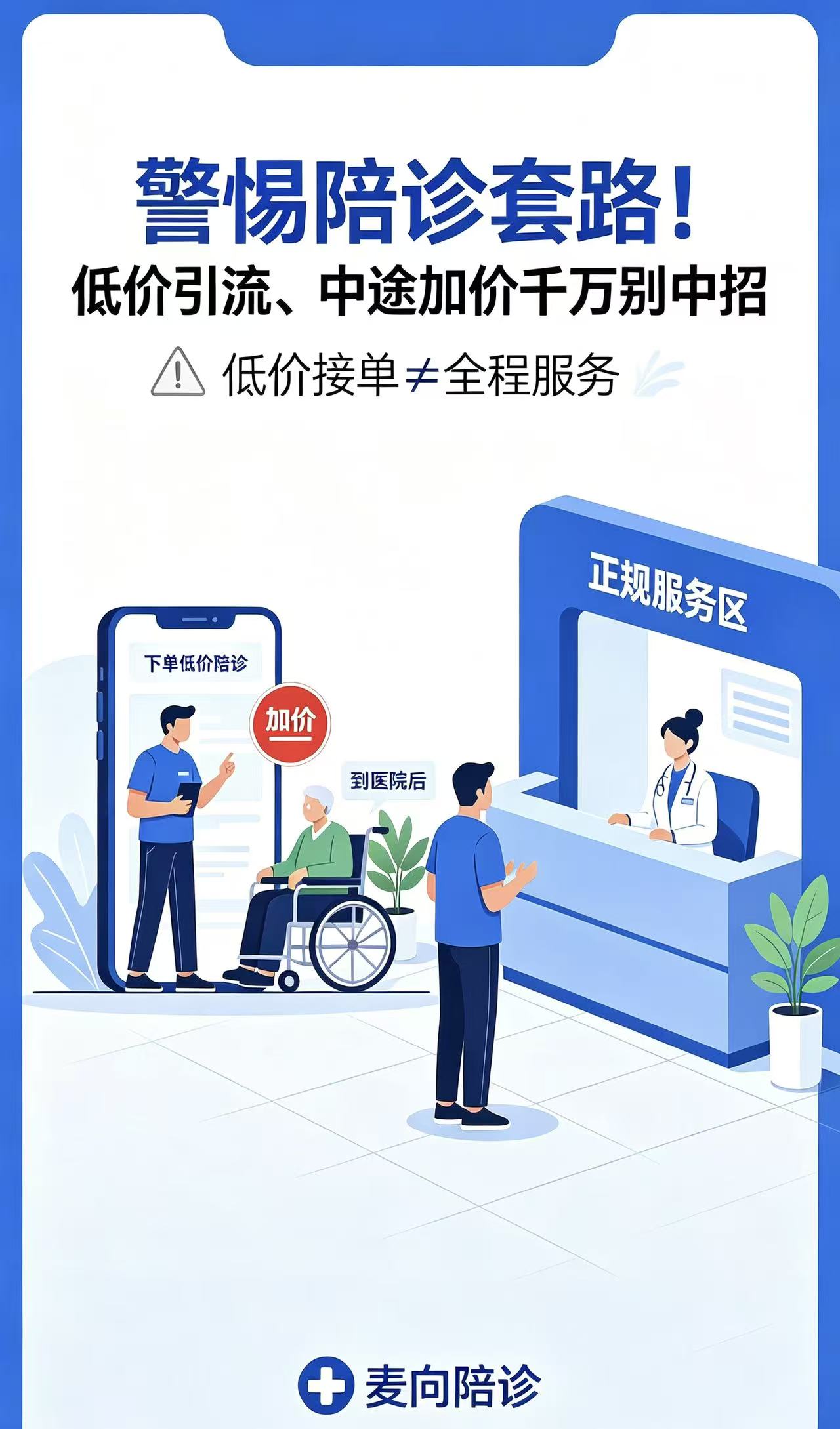 ❌曝光陪诊常见套路！