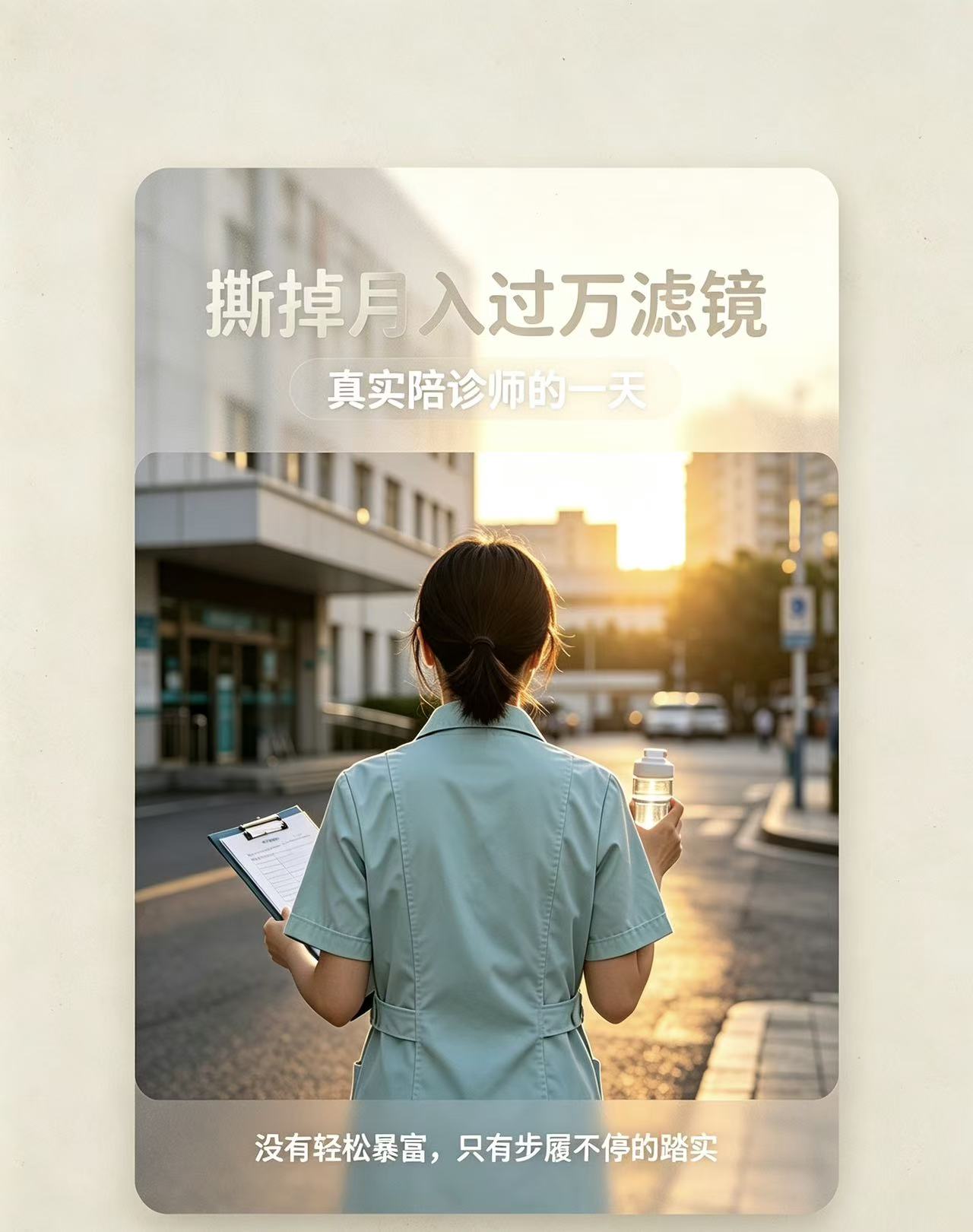 撕掉陪诊师月入过万滤镜-真实陪诊师的一天