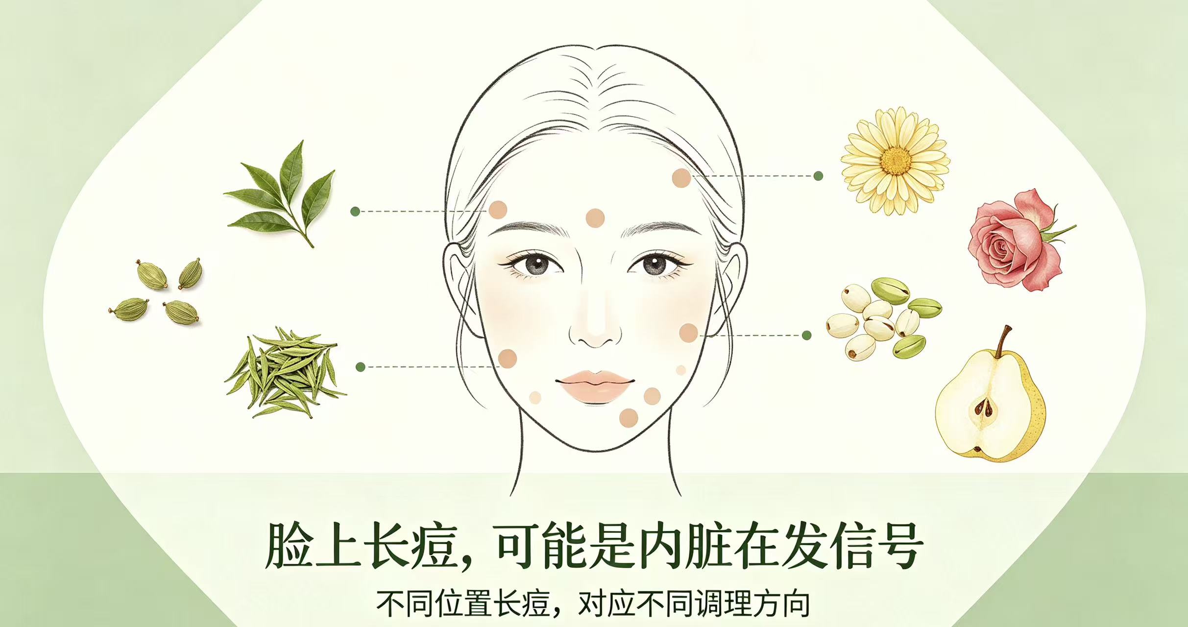 脸上总长痘？不是护肤品没用，是内脏在求救！