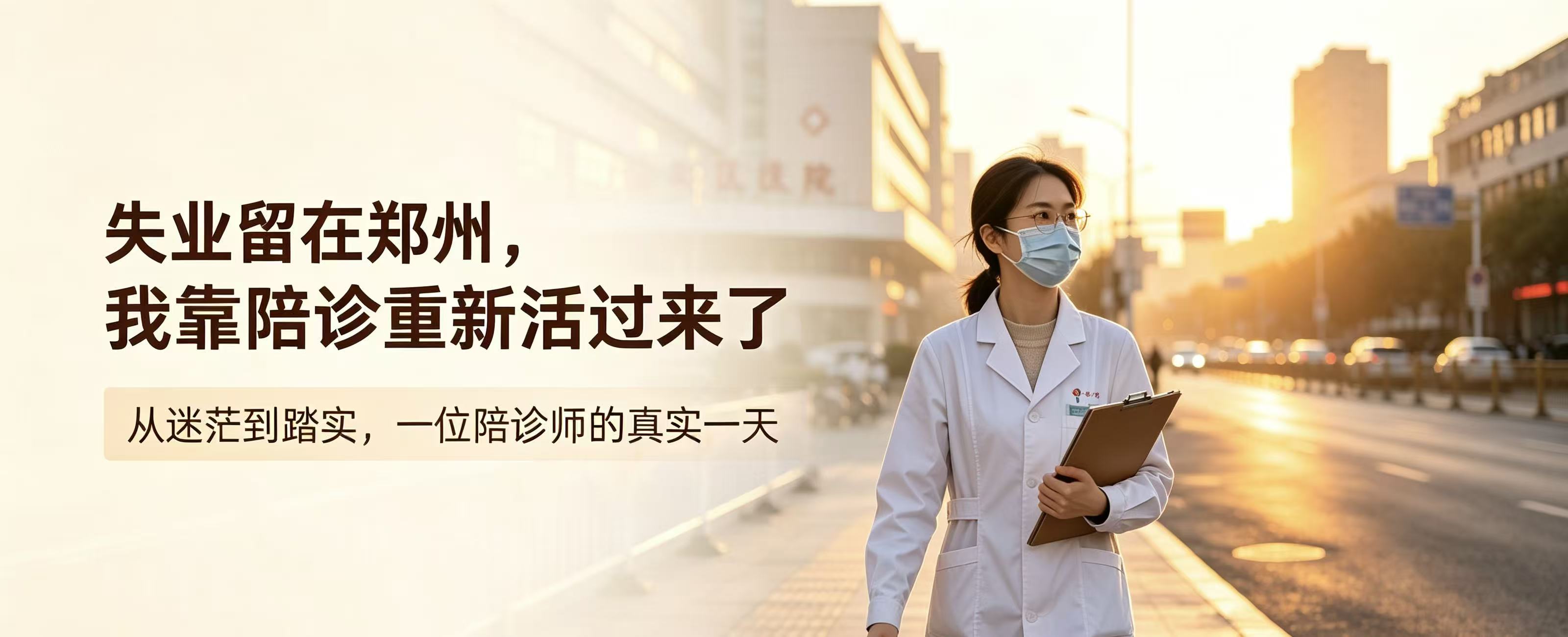失业留在郑州，我靠陪诊重新活过来了