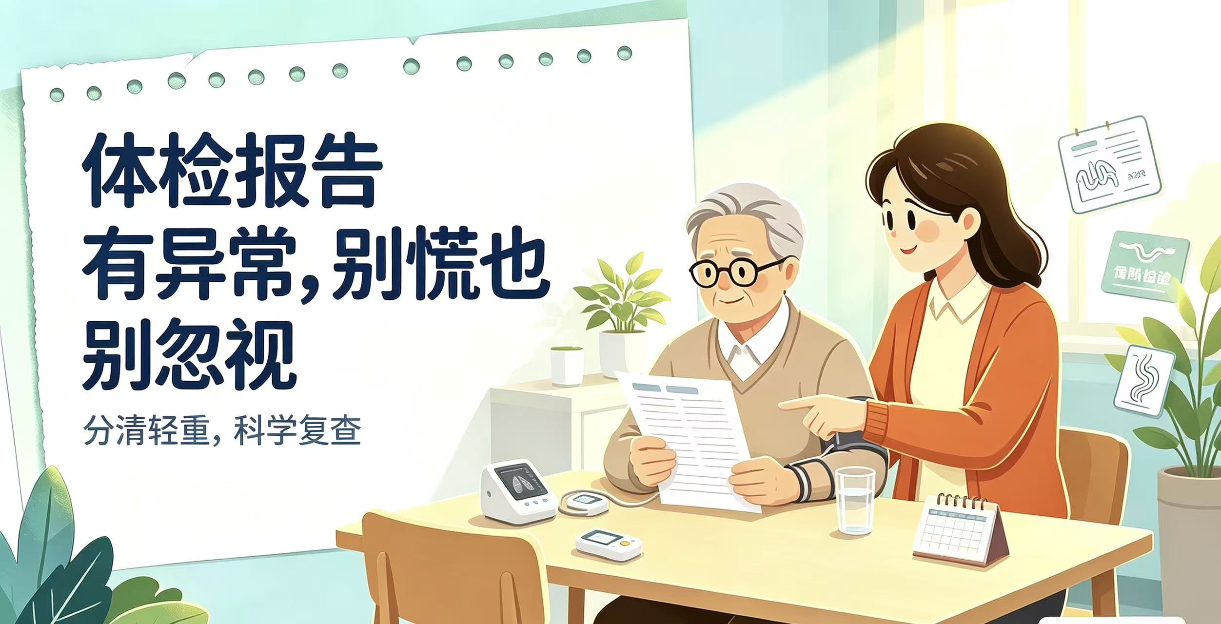 注意！老年人常见体检异常，这4件事你中了几个？要重视