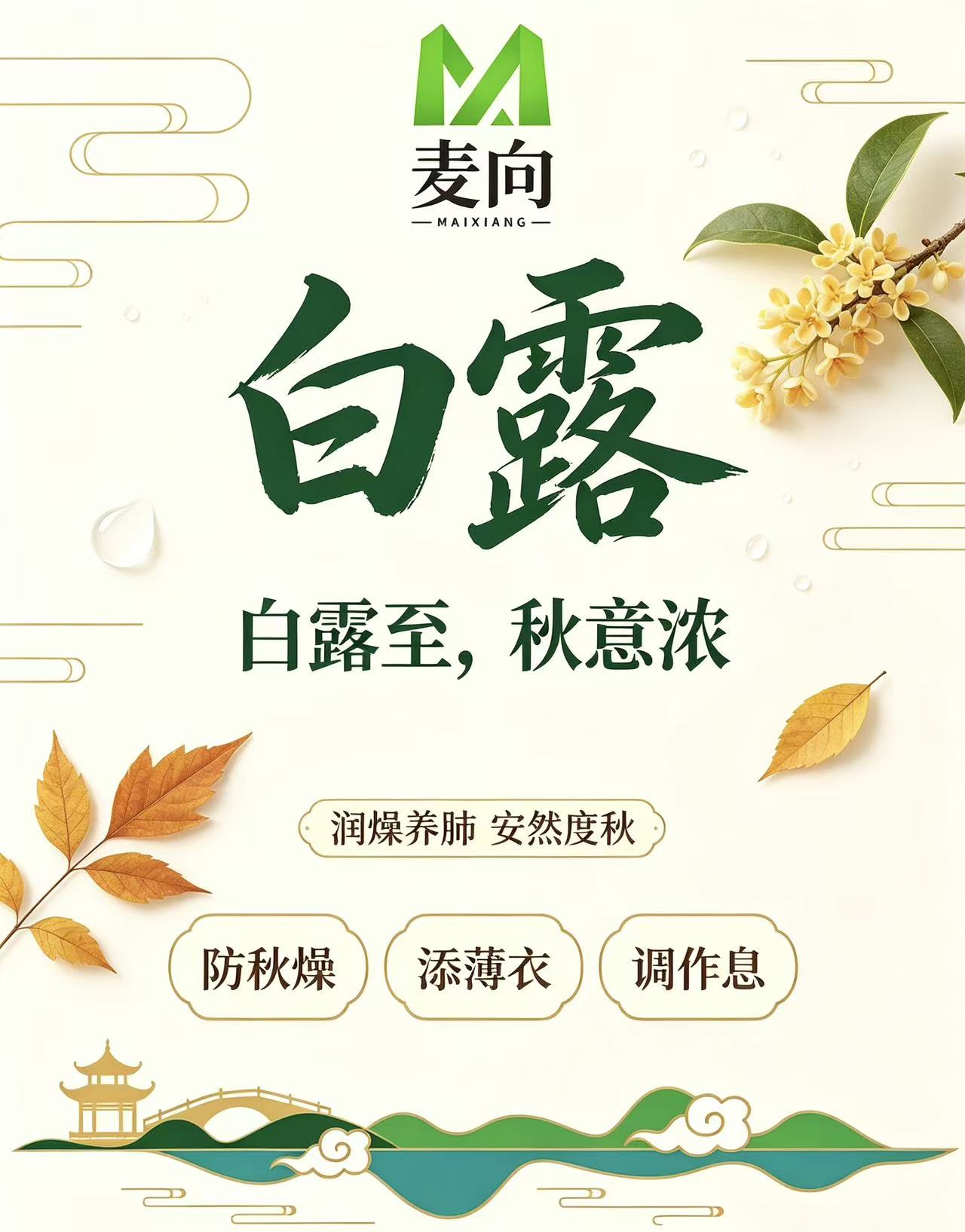 白露至，秋意浓，收好这份秋日健康提示