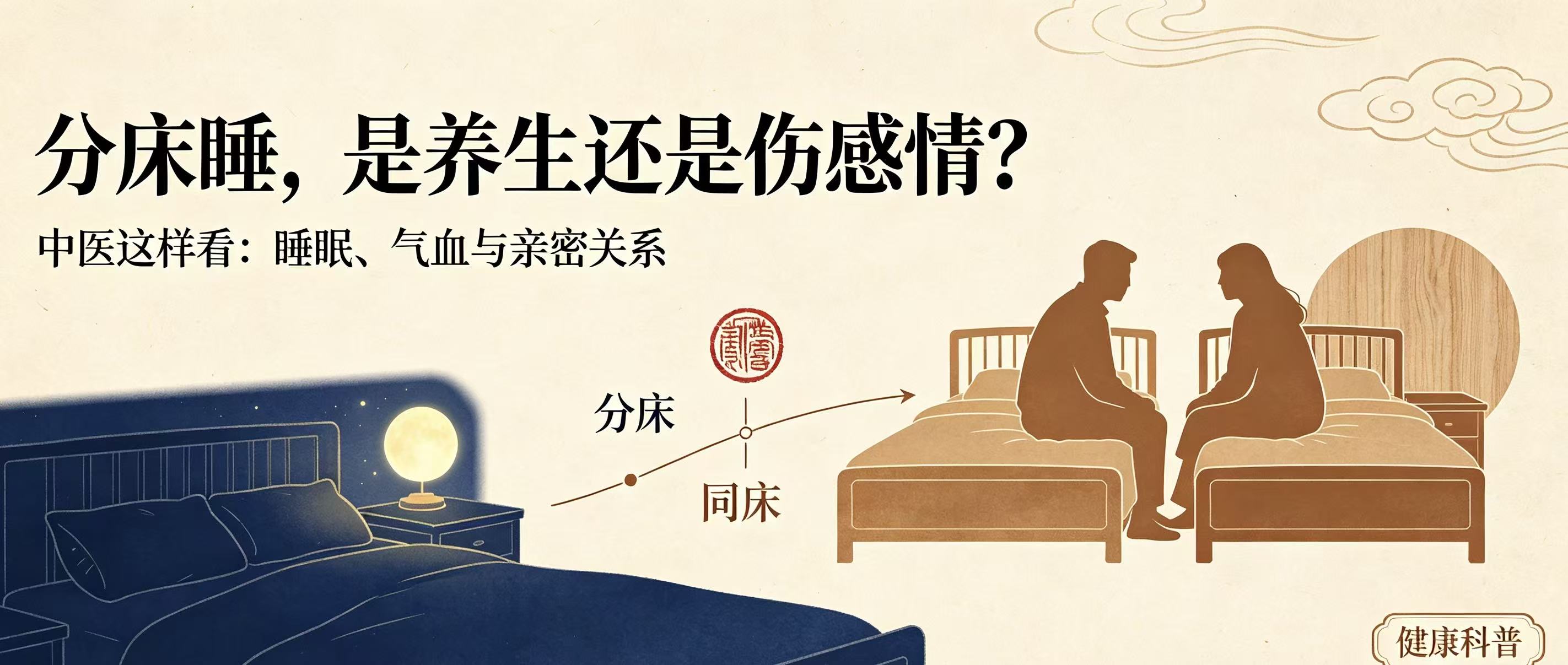 夫妻分床睡，是养生还是伤感情？中医这样看