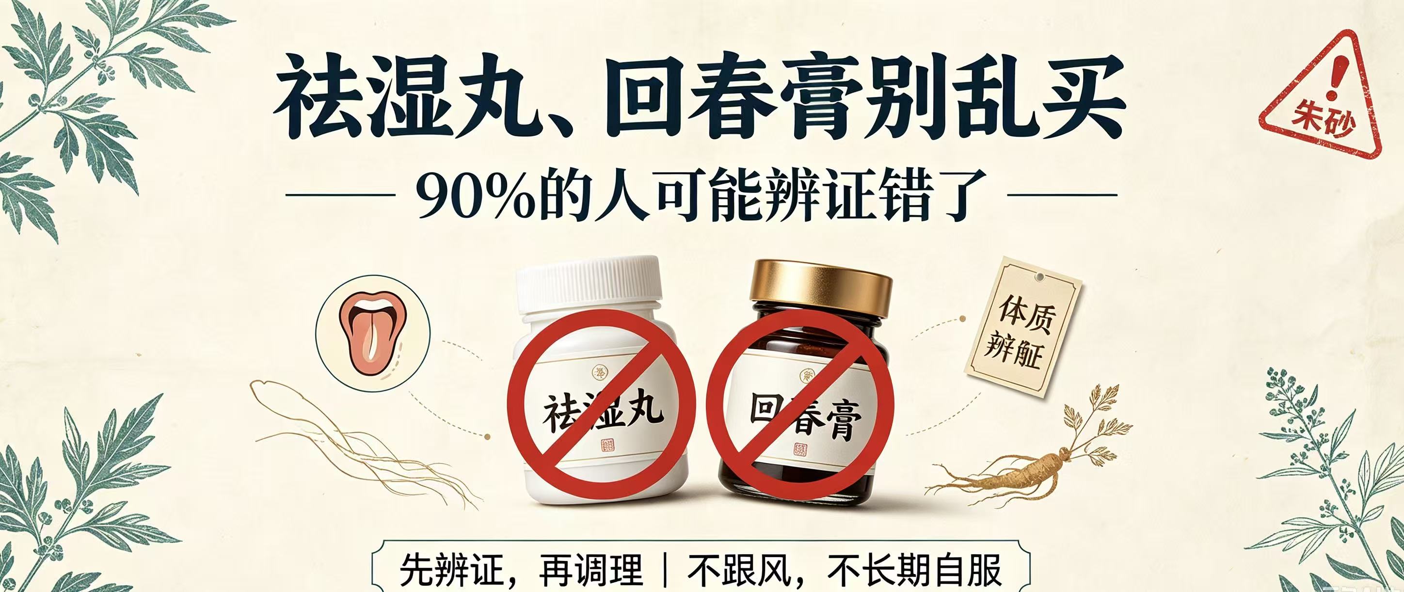 “祛湿丸”“回春膏”别乱买！90%的人辨证错了