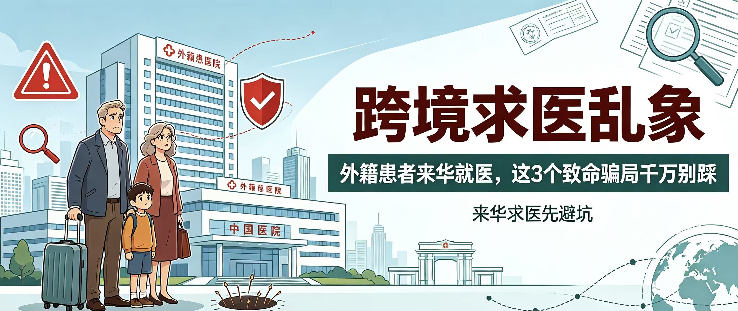 跨境求医乱象：外籍患者来华就医，这3个致命骗局千万别踩！