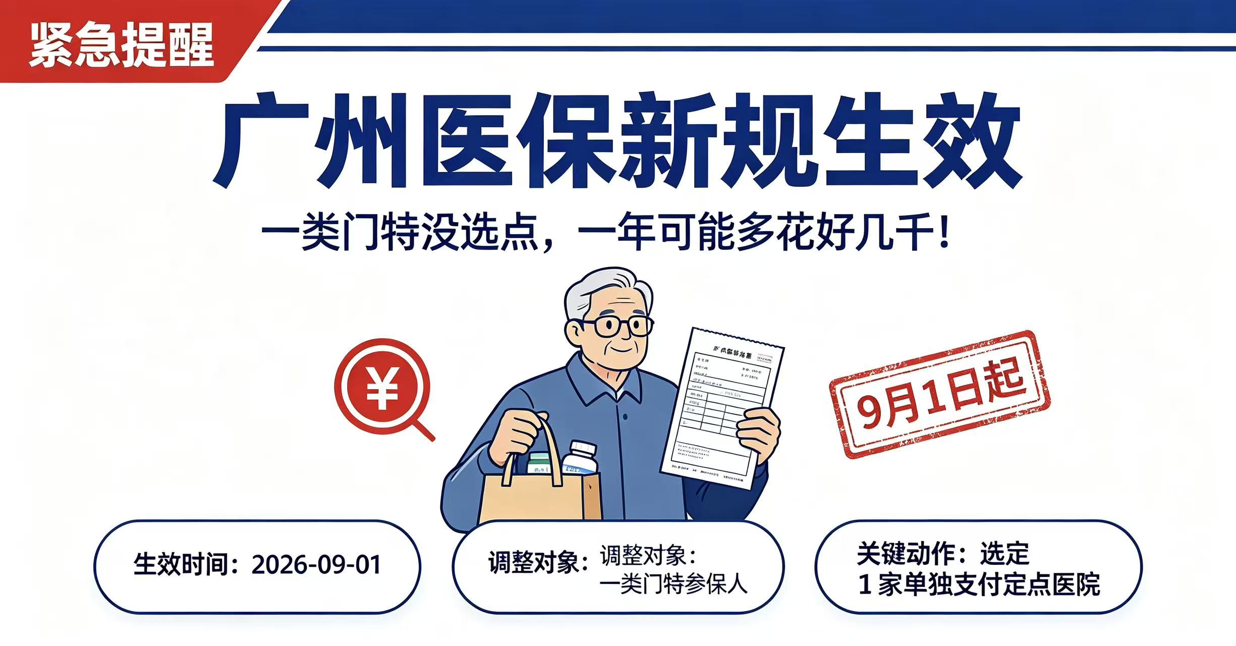 紧急提醒！广州医保新规生效｜一类门特没选点，一年可能多花好几千！
