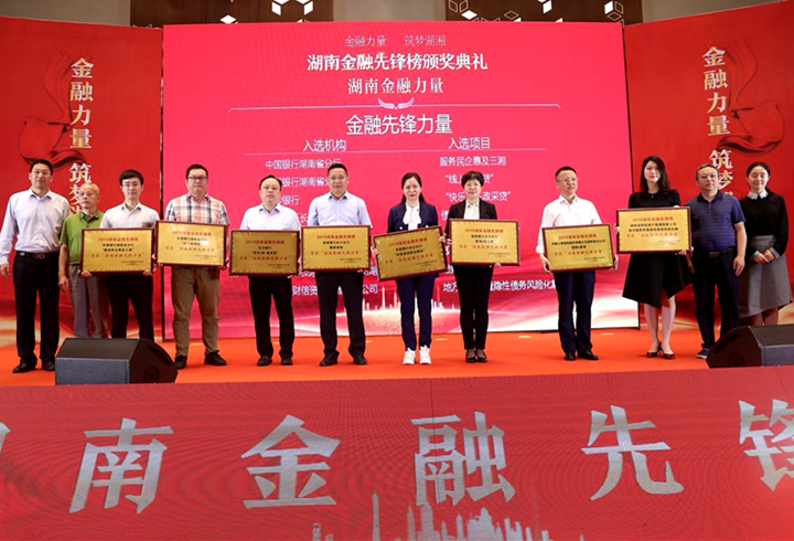 金融力量 筑梦湖湘 湖南中和农信小贷公司荣获“2019年湖南金融扶贫力量”